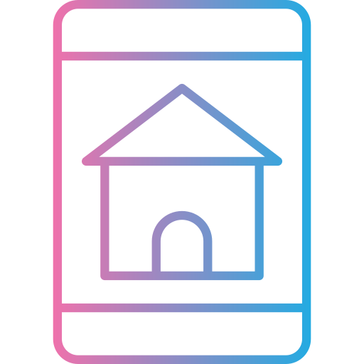 家を探す Generic gradient outline icon