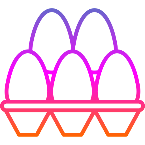 달걀 Generic gradient outline icon