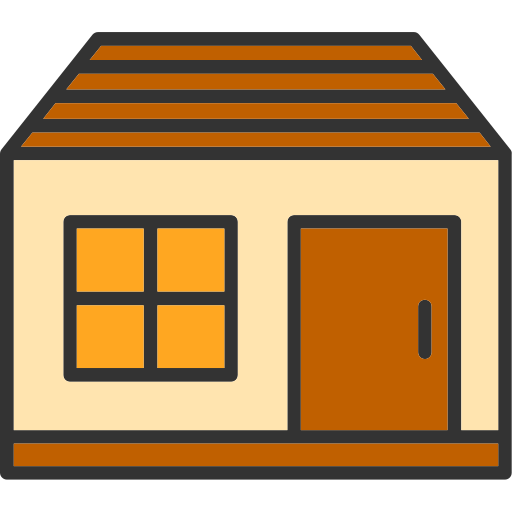 Garden shed Generic color lineal-color icon