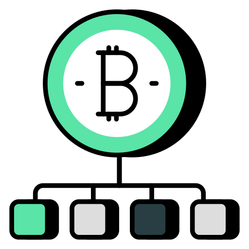 bitcoin Generic color fill icoon