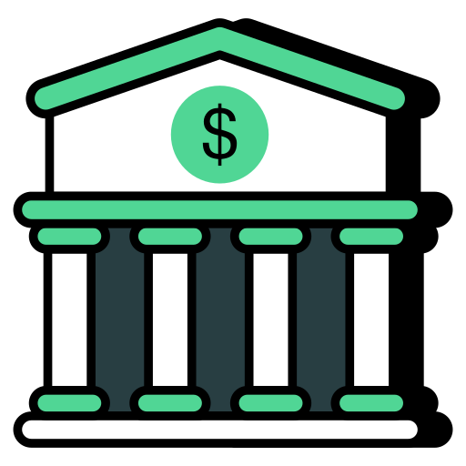 bank Generic color fill ikona