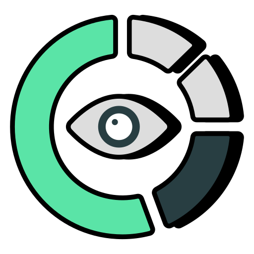 monitorowanie danych Generic color fill ikona