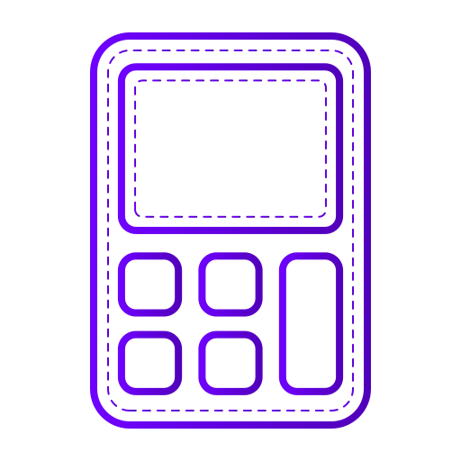 rekenmachine Generic color outline icoon
