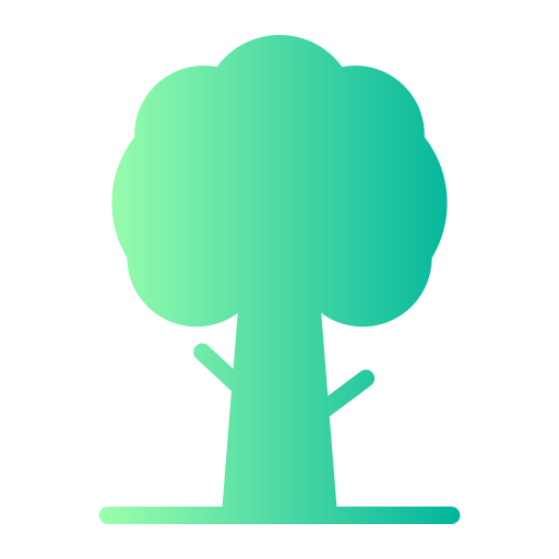 drzewo Generic gradient fill ikona
