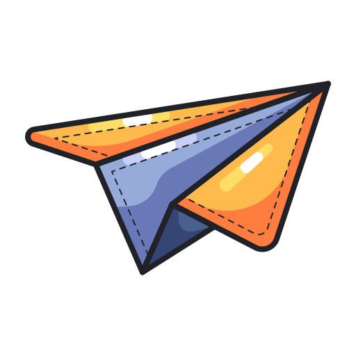 紙飛行機 Generic color lineal-color icon