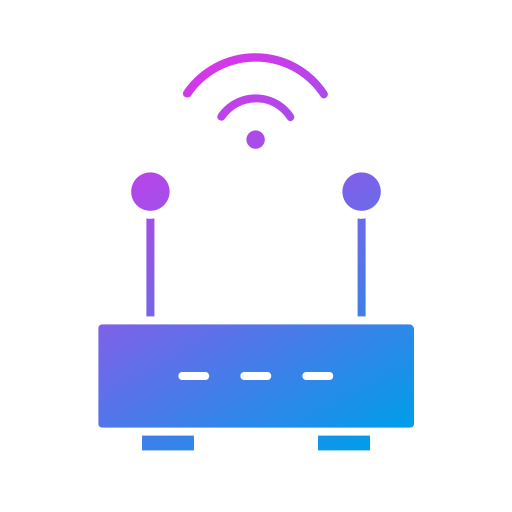 라우터 장치 Generic gradient fill icon