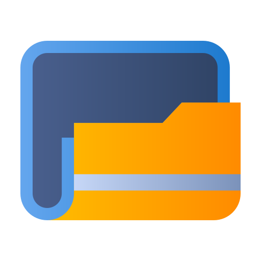 Folder Generic gradient fill icon