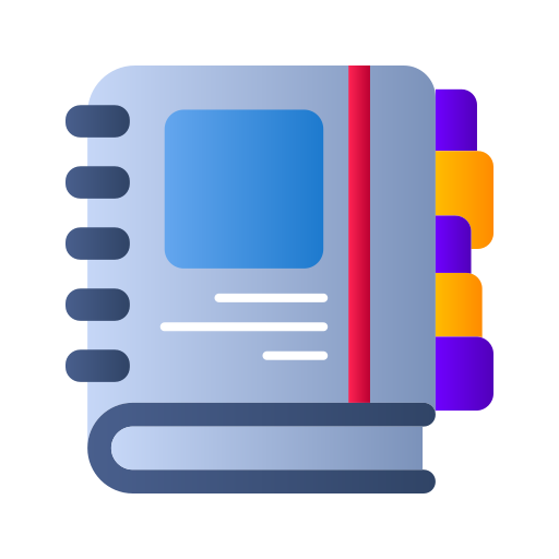 notizbuch Generic gradient fill icon