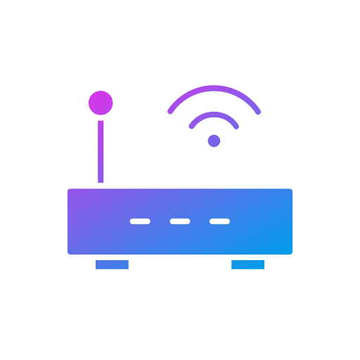 router Generic gradient fill icoon