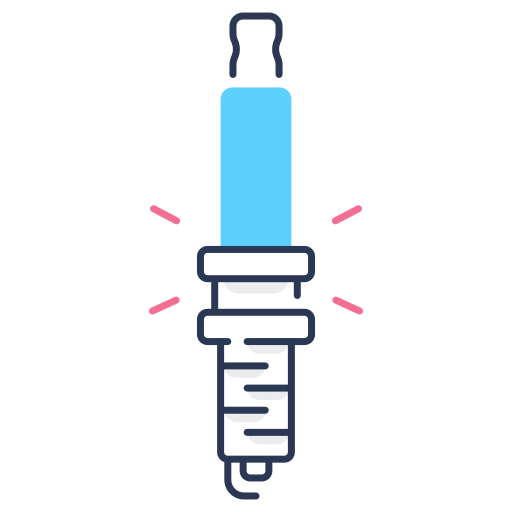 Spark plug Generic color lineal-color icon