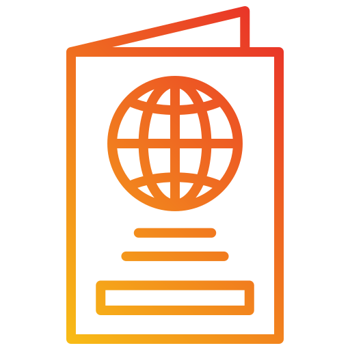 paszport Generic gradient outline ikona