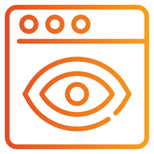 surveillance Generic gradient outline Icône