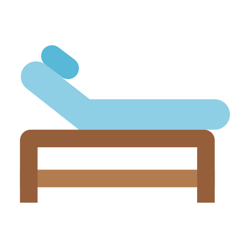 spa bed Generic color fill icon