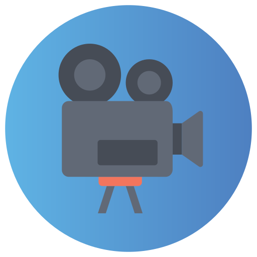 videocamera Generic gradient fill icoon