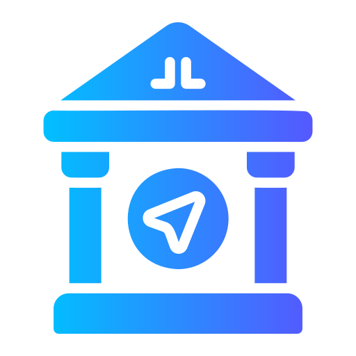 Bank Generic gradient fill icon