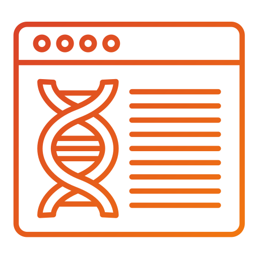 Bioinformatics Generic gradient outline icon