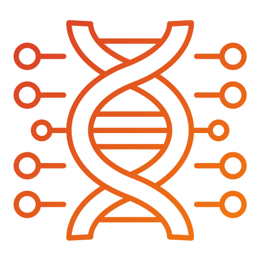 inżynieria genetyczna Generic gradient outline ikona