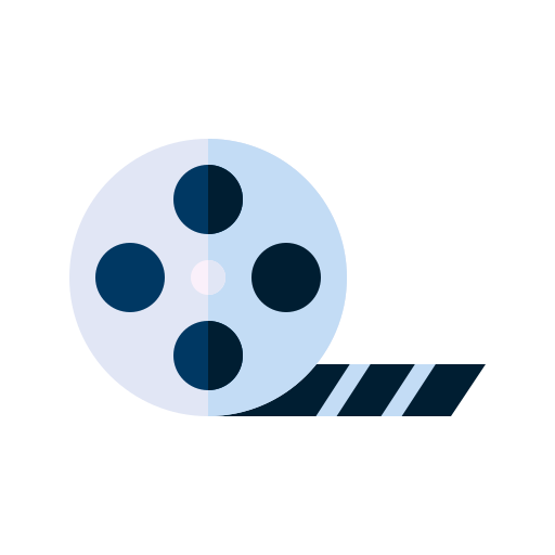 Film roll Generic color fill icon