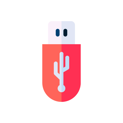 usb 드라이브 Generic color fill icon