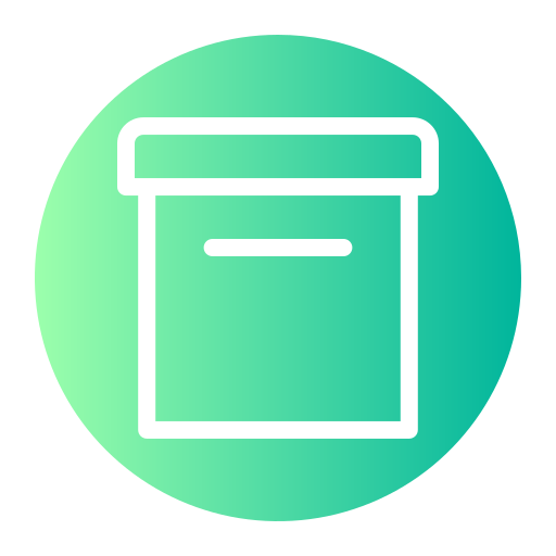 Storage Box Generic gradient fill icon