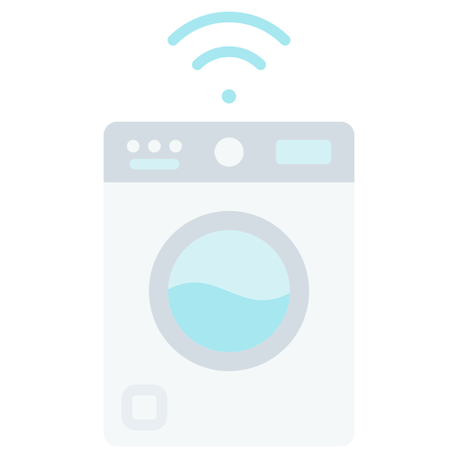 lavatrice intelligente Generic color fill icona