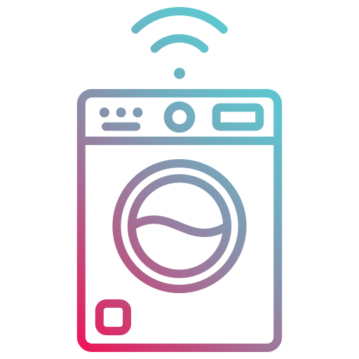 lavadora inteligente Generic gradient outline icono