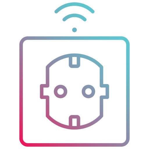 smart plug Generic gradient outline icon