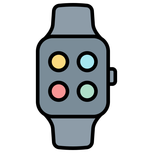 relógio inteligente Generic color lineal-color Ícone