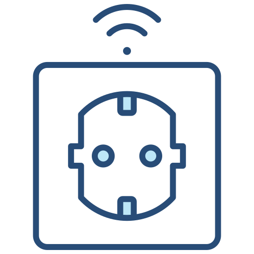 smart plug Generic color lineal-color icon