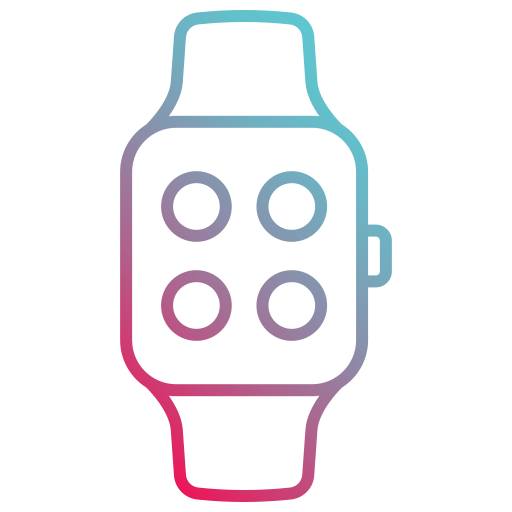 inteligentny zegarek Generic gradient outline ikona