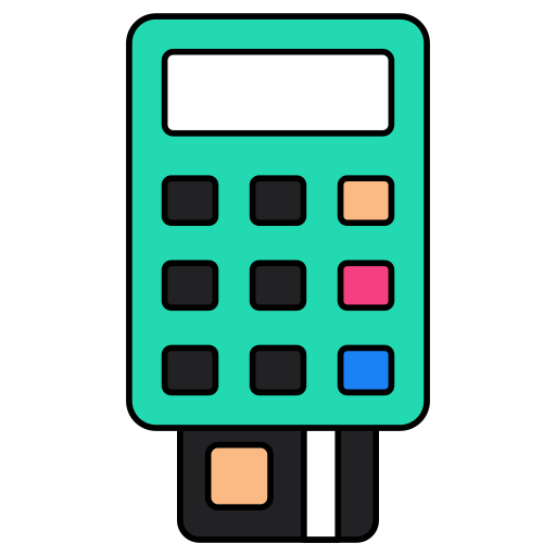 Card machine Generic color lineal-color icon