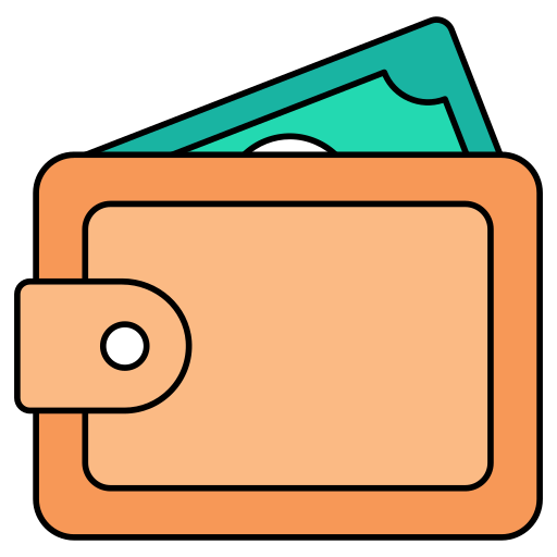 Бумажник Generic color lineal-color иконка