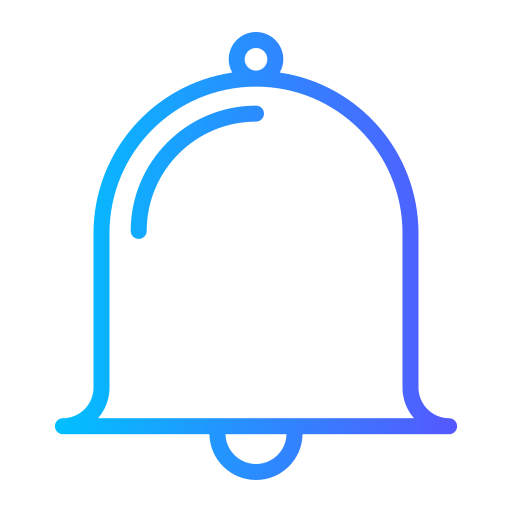 Alarm bell Generic gradient outline icon