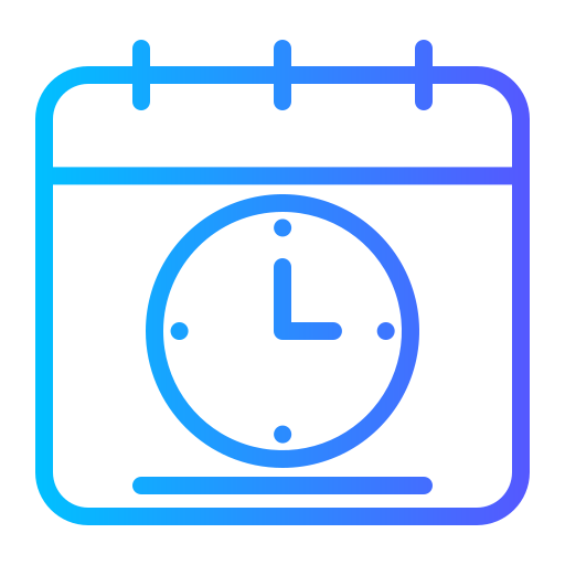 Calendar Generic gradient outline icon