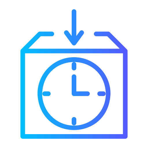 hora Generic gradient outline icono