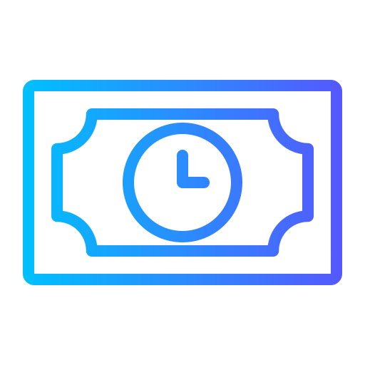 el tiempo es dinero Generic gradient outline icono