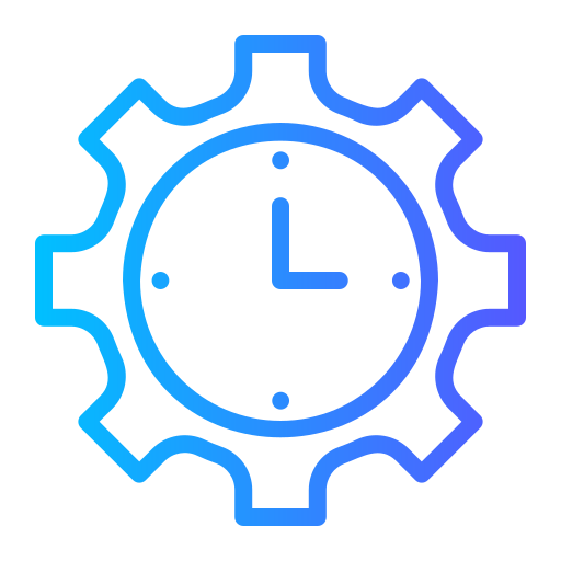 gestión del tiempo Generic gradient outline icono