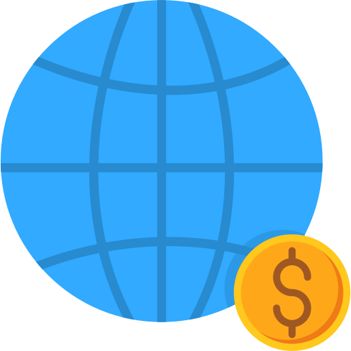 gospodarka światowa Generic color fill ikona