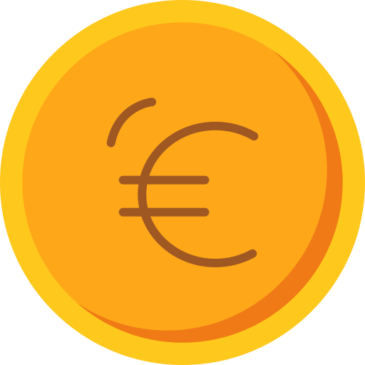 euro Generic color fill icono