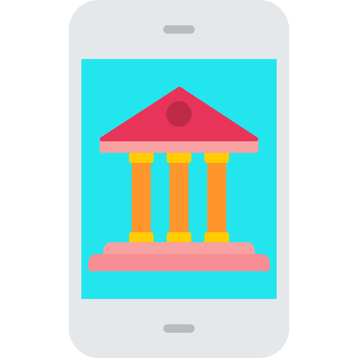 Мобильный банкинг Generic color fill иконка