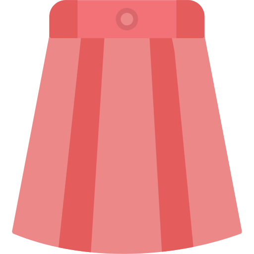 falda larga Generic color fill icono