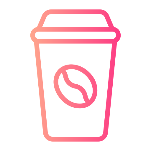 コーヒーカップ Generic gradient outline icon