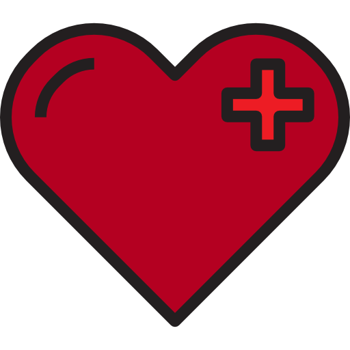 Сердце srip Lineal Color иконка