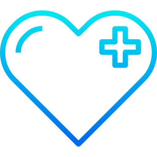 Heart srip Gradient icon