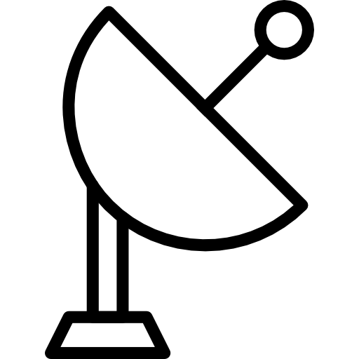 antena parabólica Darius Dan Lineal icono