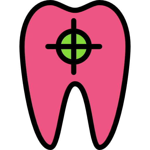 dente Darius Dan Lineal Color Ícone