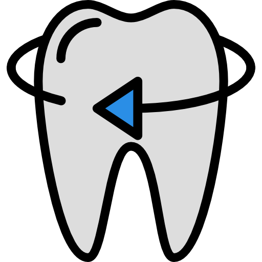 Tooth Darius Dan Lineal Color icon