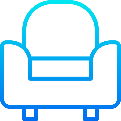 Кресло srip Gradient иконка