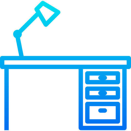 schreibtisch srip Gradient icon