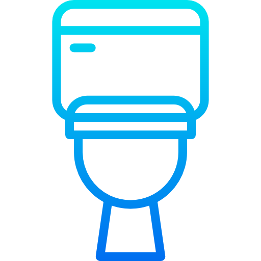toaleta srip Gradient ikona